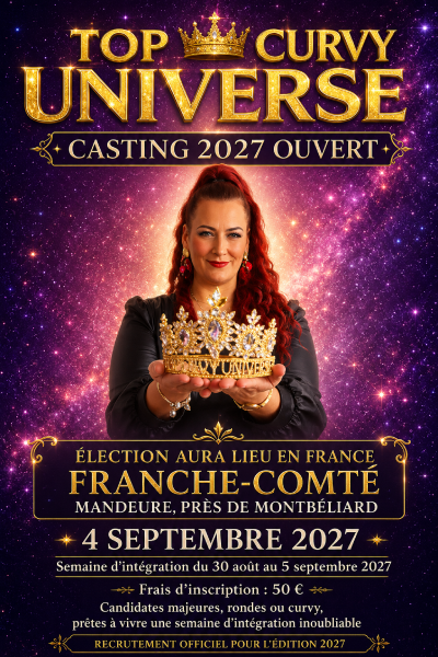 Official Top Curvy Universe 2027 poster